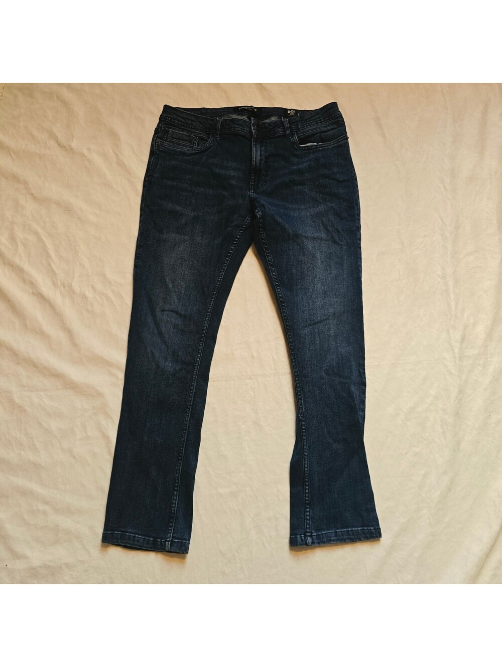 Kenneth Cole New York Slim Fit Dark Blue Denim Jeans Size 32x30